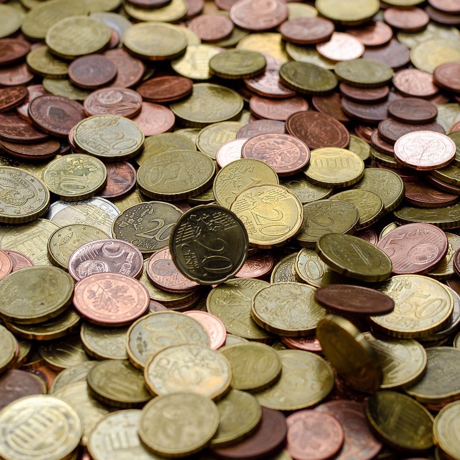 Ein Haufen Münzen