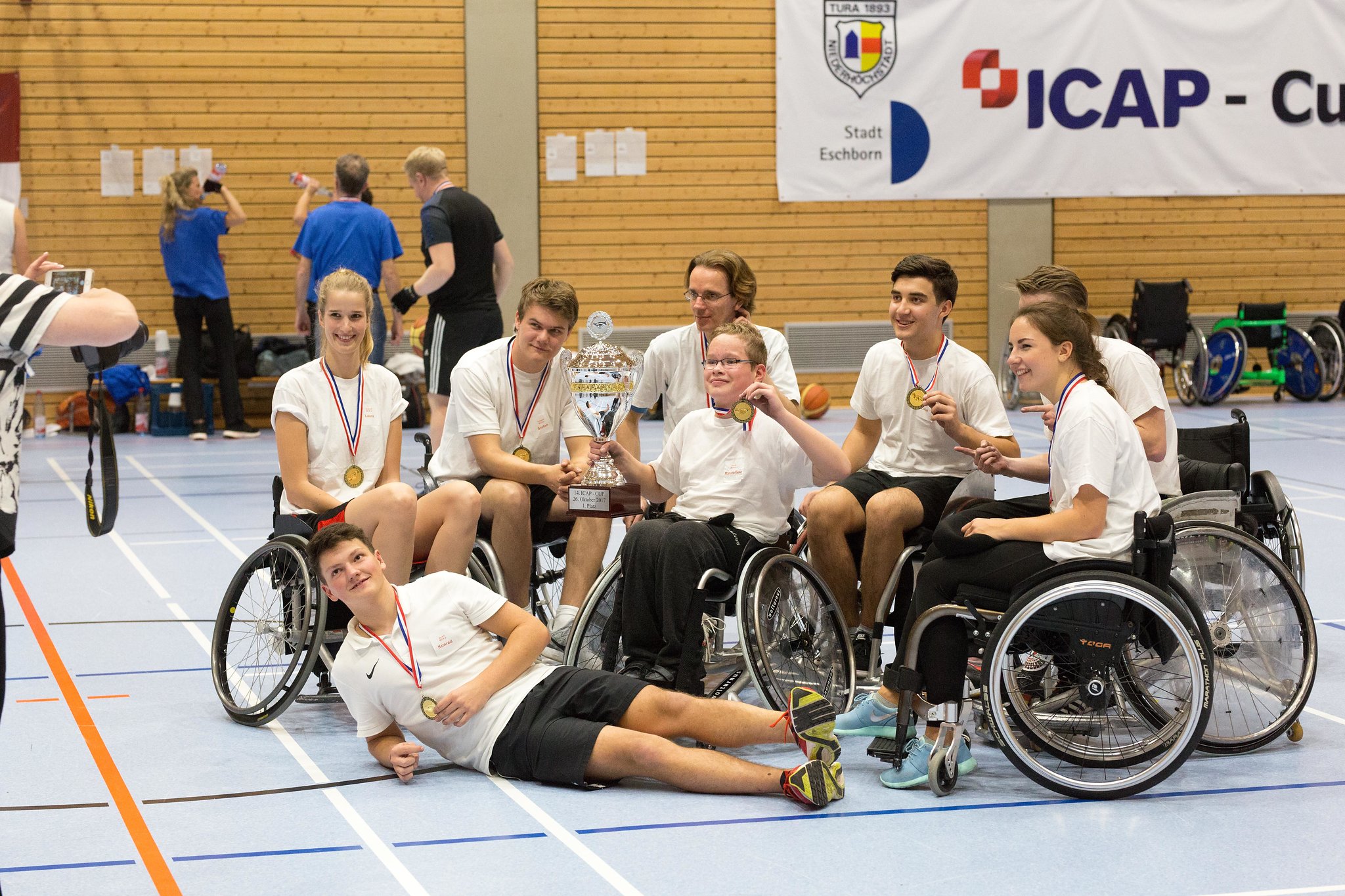 Gruppenbild der Sieger beim ICAP-CUP 2017